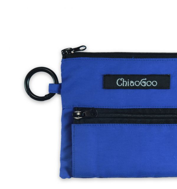 巧姑 ChiaoGoo - Blue Pocket Pouch ChiaoGoo、巧姑、輪針、棒針、輪針組、不鏽鋼