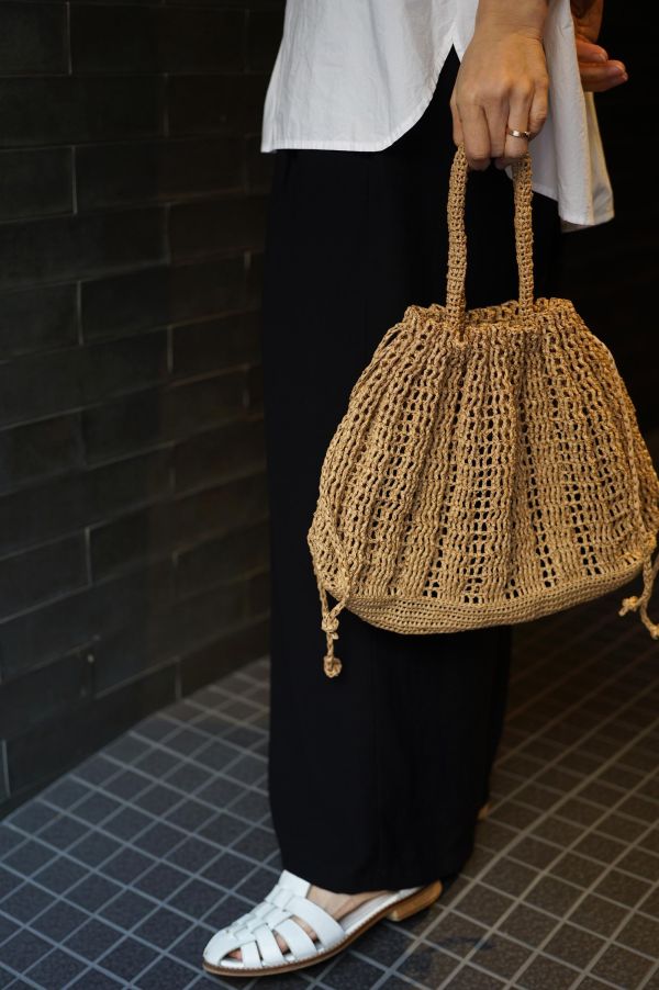 DARUMA - 日系束口編織手提包 材料包＋教學影片 