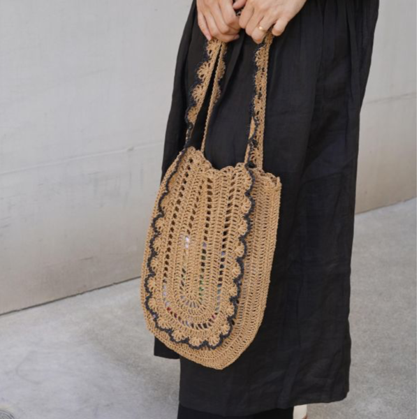 DARUMA - 花環編日風手織包 A 材料包＋教學影片 