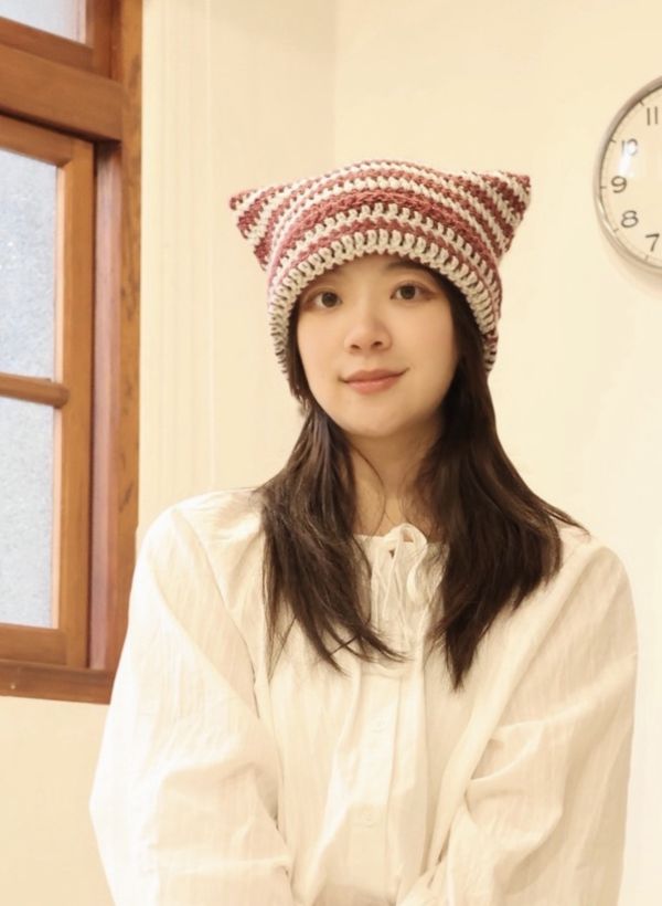 isk-012，風靡日韓的야옹 ニャー可愛貓耳帽＋教學影片 