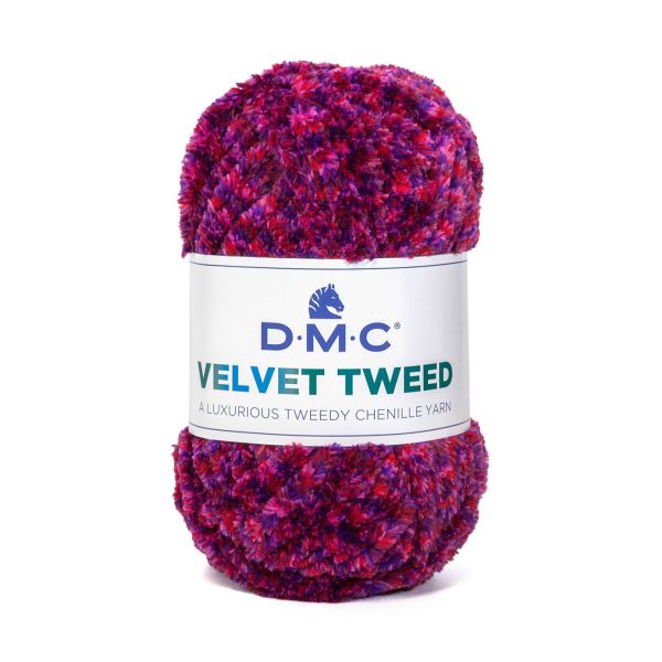 DMC VELVET TWEED クッションカバーのレシピ付き 