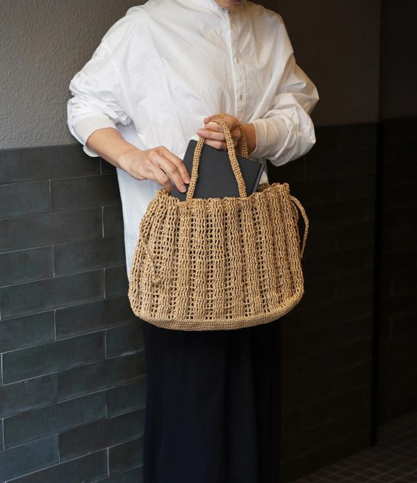 DARUMA - 日系束口編織手提包 材料包＋教學影片 