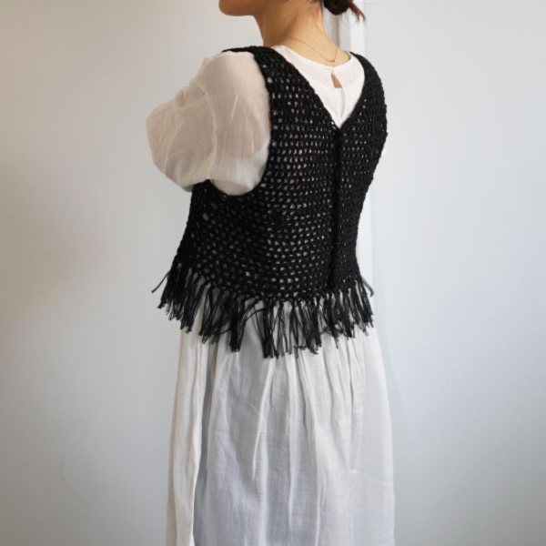 今夏必織、老師推薦！DARUMA - 新款夏日流蘇背心 材料包＋教學影片 