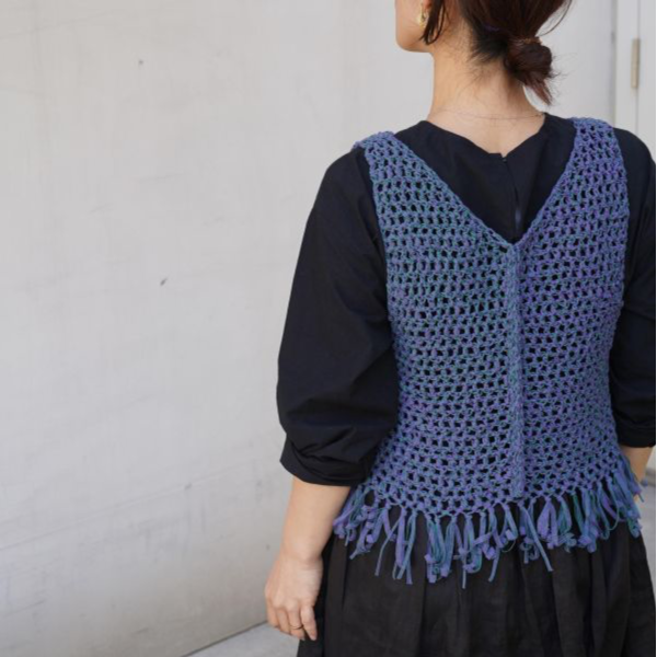 今夏必織、老師推薦！DARUMA - 新款夏日流蘇背心 材料包＋教學影片 