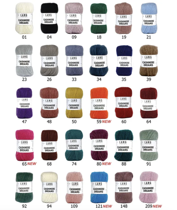 瑞士LANG - 浪漫輕柔毛線 CASHMERE DREAMS 