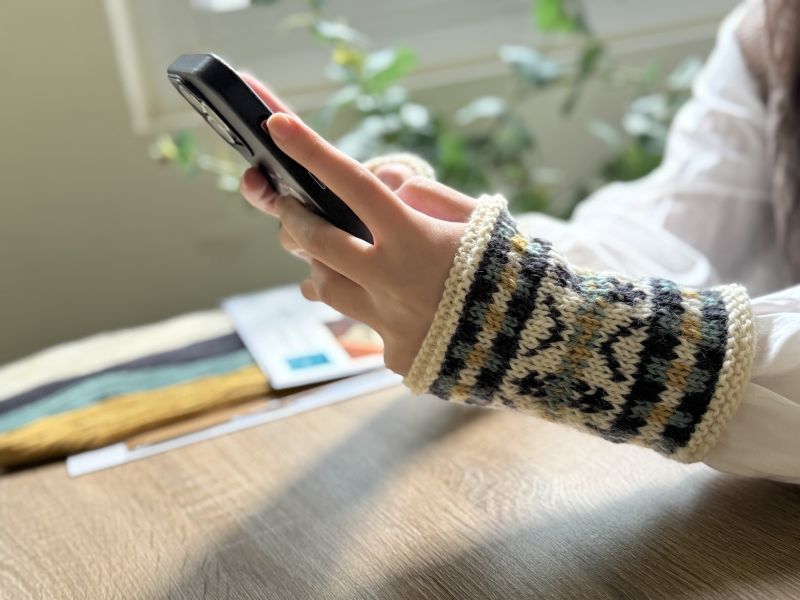 風工房 - 經典絕版材料包 + 教學影片：リストウォーマー日本保暖手套 