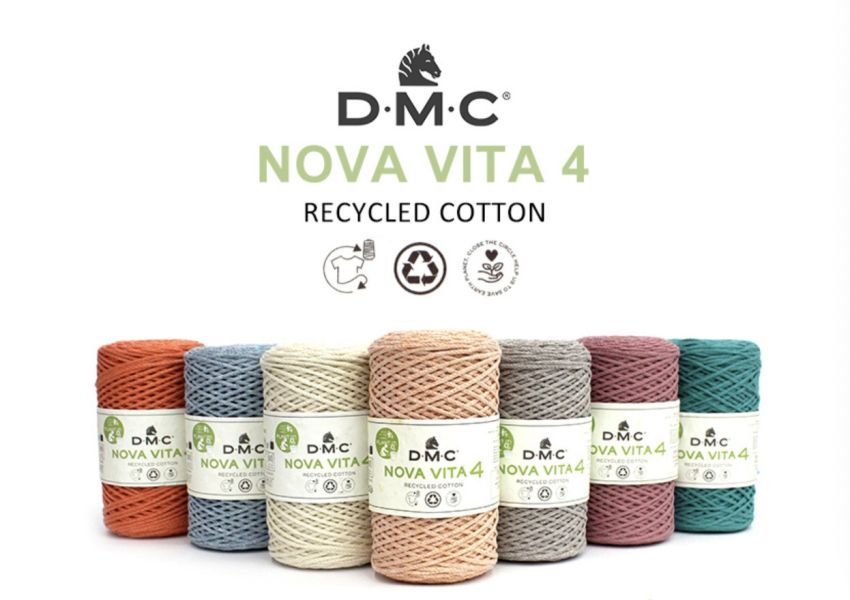 DMC - 素棉繩 NOVA VITA 4 RECYCLED COTTON 