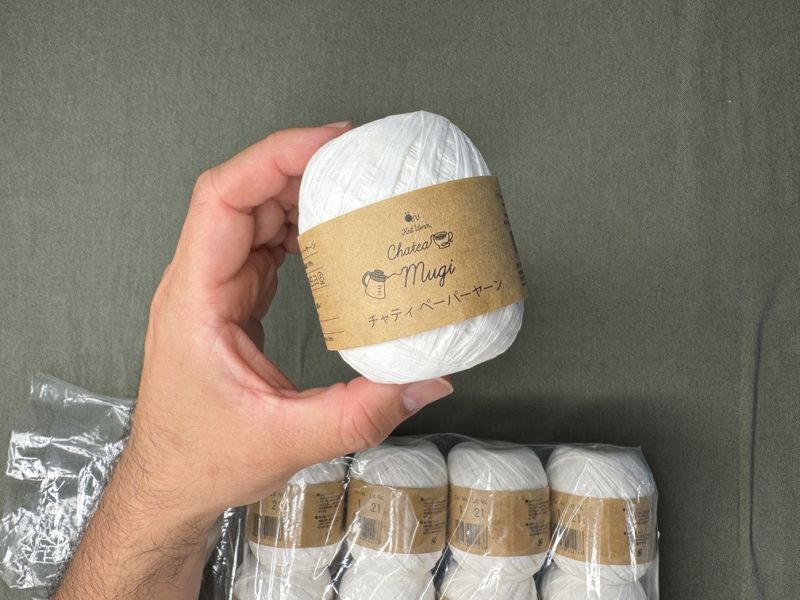 福袋Ｄ- 日本HaraWool草帽＋雪白紙線材料包 