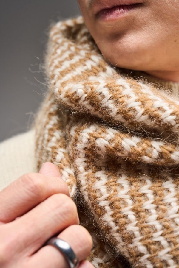 Pixel Bloom｜格花披肩 Rastus Knits 聯名編織材料包 棒針,披肩,材料包,毛線,羊駝毛,alpaca,編織