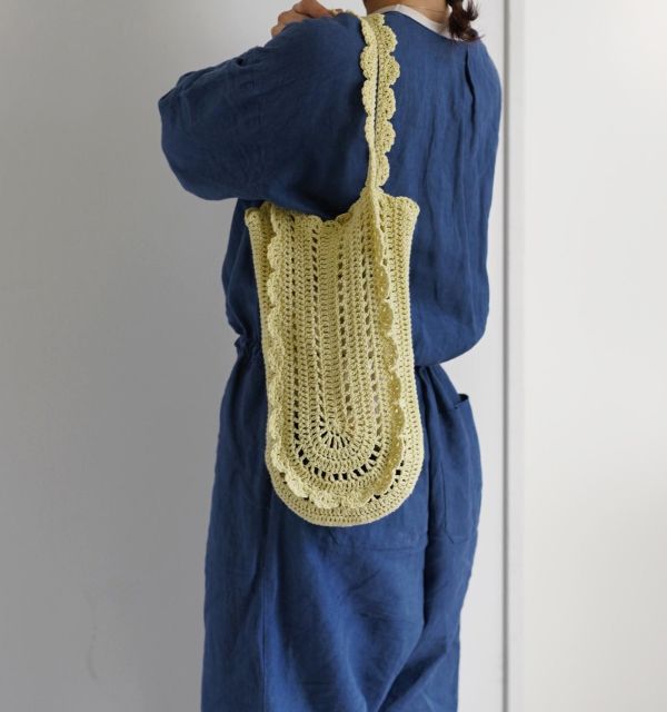 DARUMA - 花環編日風手織包 B 材料包＋教學影片 