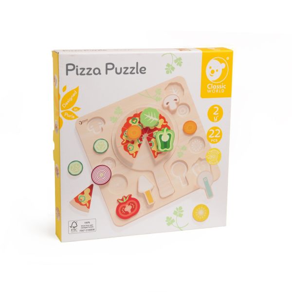 披薩派對拼拼樂 Pizza Puzzle｜形狀配對 早教益智玩具．適合2歲以上【德國Classic World客來喜經典木玩】 classic world,德國木玩具,德國,客來喜,德國客來喜,德國classicworld,classicworld,classicworld台灣代理,classicworld獨家代理,德國設計玩具,玩具,木玩,經典木玩,木製玩具,木質玩具,兒童玩具,寶寶玩具,益智,益智玩具,安全玩具,無甲醛,零甲醛,無毒,環保漆,手眼協調,視覺發展玩具,智能發展玩具,視覺專注,抓握力,感官認知,趣味遊戲,積