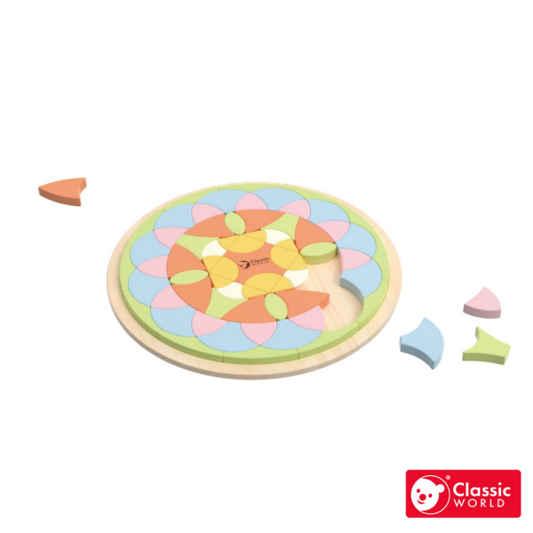 曼陀羅花益智拼盤 Flower Blocks｜幼兒啟蒙積木．適合3歲以上【德國Classic World客來喜經典木玩】 classic world,德國木玩具,德國,客來喜,德國客來喜,德國classicworld,classicworld,classicworld台灣代理,classicworld獨家代理,德國設計玩具,玩具,木玩,經典木玩,木製玩具,木質玩具,兒童玩具,寶寶玩具,益智,益智玩具,安全玩具,無甲醛,零甲醛,無毒,環保漆,手眼協調,視覺發展玩具,智能發展玩具,視覺專注,想像力,創造力,語言表達,磁性