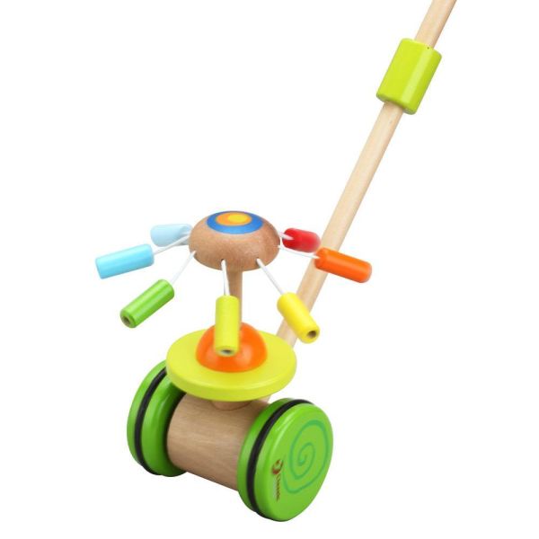 【５折出清】學步玩具｜平衡七彩花朵推車 Push Walker．適合12個月以上寶貝【德國Classic World客來喜經典木玩】 classic world,德國木玩具,德國,客來喜,德國客來喜,德國classicworld,classicworld,classicworld台灣代理,classicworld獨家代理,德國設計玩具,玩具,木玩,經典木玩,木製玩具,木質玩具,兒童玩具,寶寶玩具,益智,益智玩具,安全玩具,無甲醛,零甲醛,無毒,環保漆,手眼協調,視覺發展玩具,智能發展玩具,視覺專注力,靈活性,平衡七彩花朵推車,學