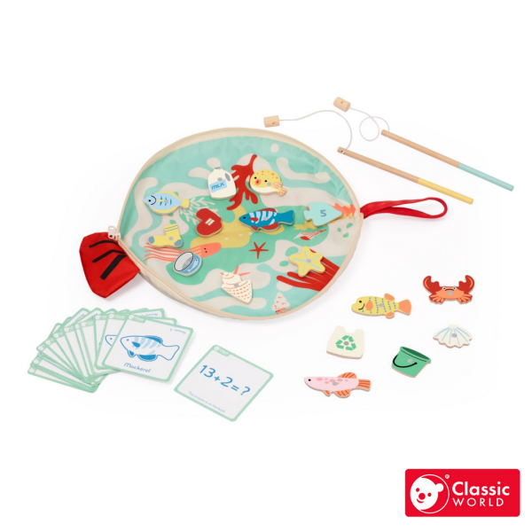 環保海洋釣魚樂 Eco-friendly Fishing Game｜磁性木製釣魚玩具．適合2歲以上【德國Classic World客來喜經典木玩】 classic world,德國木玩具,德國,客來喜,德國客來喜,德國classicworld,classicworld,classicworld台灣代理,classicworld獨家代理,德國設計玩具,玩具,木玩,經典木玩,木製玩具,木質玩具,兒童玩具,寶寶玩具,益智,益智玩具,安全玩具,無甲醛,零甲醛,無毒,環保漆,手眼協調,視覺發展玩具,智能發展玩具,視覺專注,想像力,創造力,語言表達,磁性
