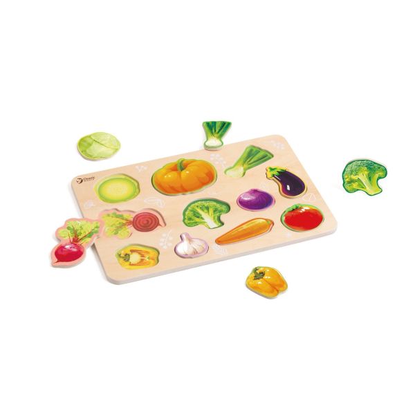 趣味主題拼板-健康蔬菜 Vegetable Puzzle｜益智拼圖 幼兒啟蒙．適合18個月以上【德國Classic World客來喜經典木玩】 classic world,德國木玩具,德國,客來喜,德國客來喜,德國classicworld,classicworld,classicworld台灣代理,classicworld獨家代理,德國設計玩具,玩具,木玩,經典木玩,木製玩具,木質玩具,兒童玩具,寶寶玩具,益智,益智玩具,安全玩具,無甲醛,零甲醛,無毒,環保漆,手眼協調,視覺發展玩具,智能發展玩具,視覺專注,抓握力,邏輯力,專注力,拼圖,