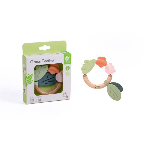 【周歲禮物】森林漫步多感官手握固齒器 Grass Teether｜寶寶隨身實用玩具．適合0個月以上【德國Classic World客來喜經典木玩】 classic world,德國木玩具,德國,客來喜,德國客來喜,德國classicworld,classicworld,classicworld台灣代理,classicworld獨家代理,德國設計玩具,玩具,木玩,經典木玩,木製玩具,木質玩具,兒童玩具,寶寶玩具,益智,益智玩具,安全玩具,無甲醛,零甲醛,無毒,環保漆,手眼協調,視覺發展玩具,智能發展玩具,視覺專注,抓握力,邏輯力,專注力,拼圖,