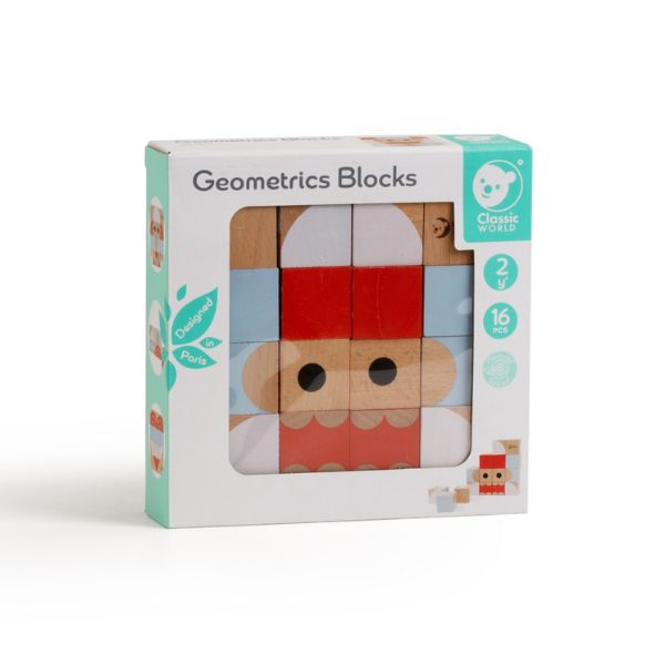 幾何拼圖塊(16pcs) Geometrics Blocks【德國 Classic World 客來喜經典木玩】 classic world,德國木玩具,德國,客來喜,德國客來喜,德國classicworld,classicworld,classicworld台灣代理,classicworld獨家代理,德國設計玩具,玩具,木玩,經典木玩,木製玩具,木質玩具,兒童玩具,寶寶玩具,益智,益智玩具,安全玩具,無甲醛,零甲醛,無毒,環保漆,手眼協調,視覺發展玩具,智能發展玩具,視覺專注,抓握力,感官認知,趣味遊戲,積