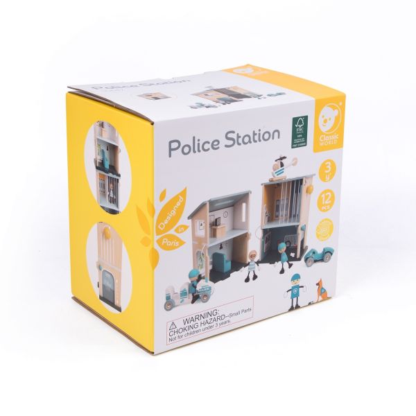 木製小屋｜警察行動基地 Police Station｜職業扮家家酒 兒童生日禮物推薦．適合3歲以上【德國Classic world客來喜經典木玩】 classic world,德國木玩具,德國,客來喜,德國客來喜,德國classicworld,classicworld,classicworld台灣代理,classicworld獨家代理,德國設計玩具,玩具,木玩,經典木玩,木製玩具,木質玩具,兒童玩具,寶寶玩具,益智,益智玩具,安全玩具,無甲醛,零甲醛,無毒,環保漆,手眼協調,視覺發展玩具,智能發展玩具,視覺專注,抓握力,感官認知,角色扮演,牙