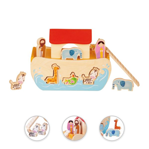 諾亞方舟 Noah's Ark ｜幼兒積木遊戲．適合18個月以上【德國Classic World客來喜經典木玩】 classic world,德國木玩具,德國,客來喜,德國客來喜,德國classicworld,classicworld,classicworld台灣代理,classicworld獨家代理,德國設計玩具,玩具,木玩,經典木玩,木製玩具,木質玩具,兒童玩具,寶寶玩具,益智,益智玩具,安全玩具,無甲醛,零甲醛,無毒,環保漆,手眼協調,視覺發展玩具,智能發展玩具,視覺專注力,辨識時間,手眼協調,邏輯思維