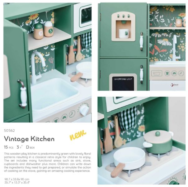 木頭廚房｜古典奢華廚房組 Vintage Kitchen｜廚房扮家家酒．適合3歲以上【德國Classic World客來喜經典木玩】 Classic world,德國木玩具,客來喜,德國客來喜,德國classicworld,classicworld,classicworld台灣代理,classicworld獨家代理,德國設計玩具,玩具,木玩,經典木玩,木製玩具,木質玩具,兒童玩具,寶寶玩具,益智,益智玩具,安全玩具,無甲醛,零甲醛,無毒,環保漆,手眼協調,視覺發展玩具,智能發展玩具,視覺專注,隨身玩具,收納玩具,角色扮演玩具,家