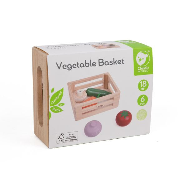 【贈品】綠色田園蔬菜籃 Vegetable Basket｜扮家家酒玩具．適合18個月以上【德國Classic World客來喜經典木玩】 classic world,德國木玩具,德國,客來喜,德國客來喜,德國classicworld,classicworld,classicworld台灣代理,classicworld獨家代理,德國設計玩具,玩具,木玩,經典木玩,木製玩具,木質玩具,兒童玩具,寶寶玩具,益智,益智玩具,安全玩具,無甲醛,零甲醛,無毒,環保漆,手眼協調,視覺發展玩具,智能發展玩具,視覺專注,抓握力,感官認知,角色扮演,牙