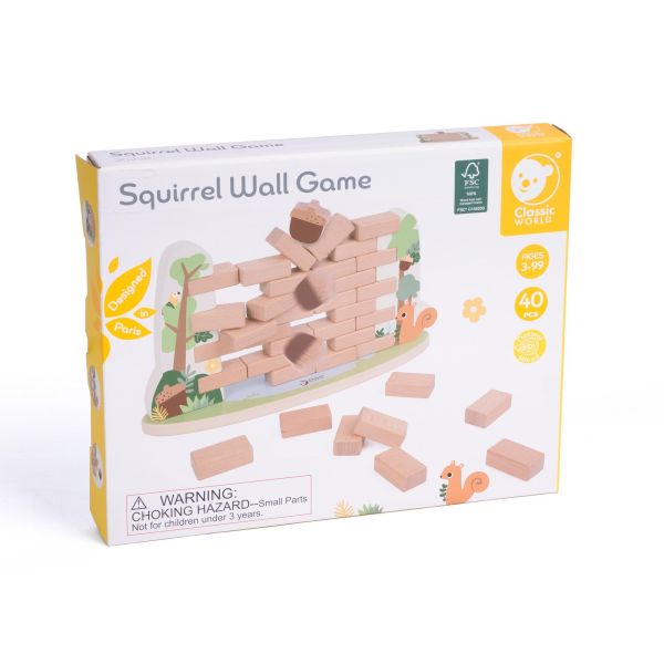 【親子桌遊】搖搖松鼠疊疊樂 Squirrel Wall Game｜幼兒疊疊樂．適合3歲以上【德國Classic World客來喜經典木玩】 classic world,德國木玩具,德國,客來喜,德國客來喜,德國classicworld,classicworld,classicworld台灣代理,classicworld獨家代理,德國設計玩具,玩具,木玩,經典木玩,木製玩具,木質玩具,兒童玩具,寶寶玩具,益智,益智玩具,安全玩具,無甲醛,零甲醛,無毒,環保漆,手眼協調,視覺發展玩具,智能發展玩具,視覺專注,想像力,積木玩具,邏輯力,拼圖