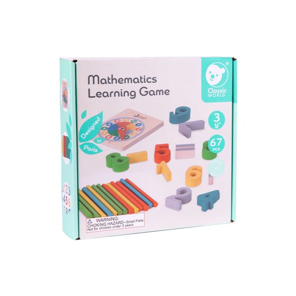 數字學習遊戲 Mathematics Learning Game｜認識時間x算術練習．適合3歲以上【德國Classic World客來喜經典木玩】 classic world,德國木玩具,客來喜,德國客來喜,德國classicworld,classicworld,classicworld台灣代理,classicworld獨家代理,德國設計玩具,玩具,木玩,經典木玩,木製玩具,木質玩具,兒童玩具,寶寶玩具,益智,益智玩具,安全玩具,無甲醛,零甲醛,無毒,環保漆,手眼協調,視覺發展玩具,智能發展玩具,視覺專注,邏輯能力,數字遊戲,時間觀念,計算能