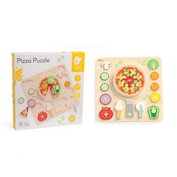 披薩派對拼拼樂 Pizza Puzzle｜形狀配對 早教益智玩具．適合2歲以上【德國Classic World客來喜經典木玩】 classic world,德國木玩具,德國,客來喜,德國客來喜,德國classicworld,classicworld,classicworld台灣代理,classicworld獨家代理,德國設計玩具,玩具,木玩,經典木玩,木製玩具,木質玩具,兒童玩具,寶寶玩具,益智,益智玩具,安全玩具,無甲醛,零甲醛,無毒,環保漆,手眼協調,視覺發展玩具,智能發展玩具,視覺專注,抓握力,感官認知,趣味遊戲,積