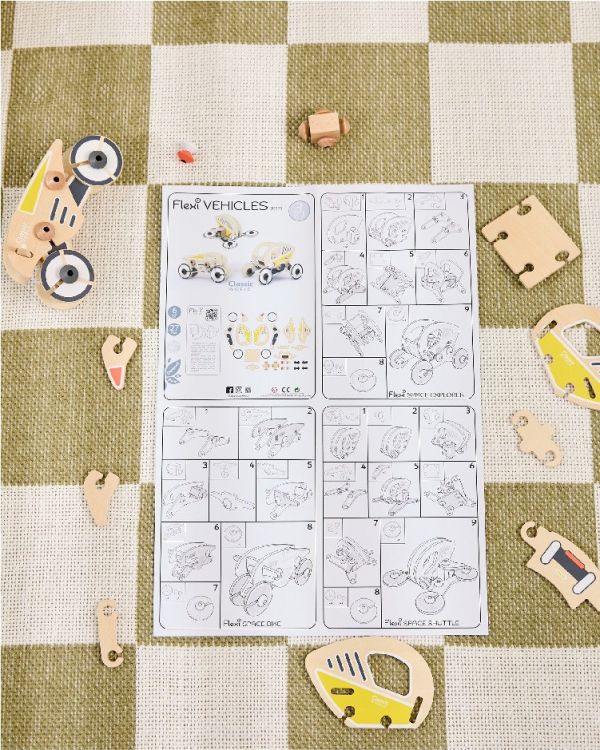 百變探險車 Flexi Space Vehicles｜3合1組裝DIY積木［全系列3款］．適合6歲以上【德國Classic world客來喜經典木玩】 classic world,德國木玩具,德國,客來喜,德國客來喜,德國classicworld,classicworld,classicworld台灣代理,classicworld獨家代理,德國設計玩具,玩具,木玩,經典木玩,木製玩具,木質玩具,兒童玩具,寶寶玩具,益智,益智玩具,安全玩具,無甲醛,零甲醛,無毒,環保漆,手眼協調,視覺發展玩具,智能發展玩具,視覺專注,抓握力,感官認知,交通工具玩具