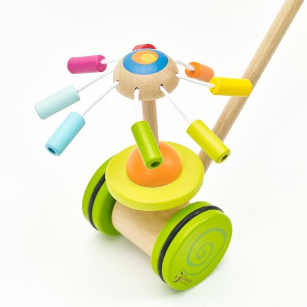 【５折出清】學步玩具｜平衡七彩花朵推車 Push Walker．適合12個月以上寶貝【德國Classic World客來喜經典木玩】 classic world,德國木玩具,德國,客來喜,德國客來喜,德國classicworld,classicworld,classicworld台灣代理,classicworld獨家代理,德國設計玩具,玩具,木玩,經典木玩,木製玩具,木質玩具,兒童玩具,寶寶玩具,益智,益智玩具,安全玩具,無甲醛,零甲醛,無毒,環保漆,手眼協調,視覺發展玩具,智能發展玩具,視覺專注力,靈活性,平衡七彩花朵推車,學