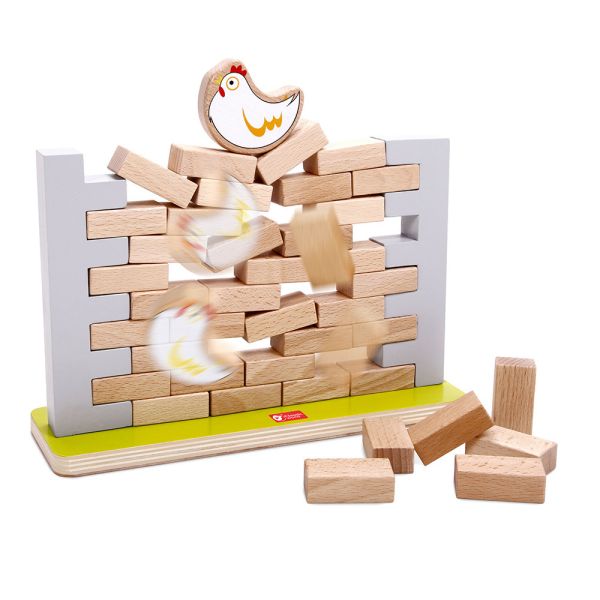 【親子桌遊】母雞疊疊樂 Wall Game｜幼兒疊疊樂訓練平衡感．適合3歲以上【德國Classic World客來喜經典木玩】 classic world,德國木玩具,德國,客來喜,德國客來喜,德國classicworld,classicworld,classicworld台灣代理,classicworld獨家代理,德國設計玩具,玩具,木玩,經典木玩,木製玩具,木質玩具,兒童玩具,寶寶玩具,益智,益智玩具,安全玩具,無甲醛,零甲醛,無毒,環保漆,手眼協調,視覺發展玩具,智能發展玩具,視覺專注,想像力,積木玩具,邏輯力,拼圖