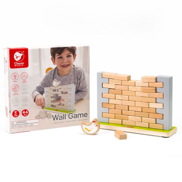 【親子桌遊】母雞疊疊樂 Wall Game｜幼兒疊疊樂訓練平衡感．適合3歲以上【德國Classic World客來喜經典木玩】 classic world,德國木玩具,德國,客來喜,德國客來喜,德國classicworld,classicworld,classicworld台灣代理,classicworld獨家代理,德國設計玩具,玩具,木玩,經典木玩,木製玩具,木質玩具,兒童玩具,寶寶玩具,益智,益智玩具,安全玩具,無甲醛,零甲醛,無毒,環保漆,手眼協調,視覺發展玩具,智能發展玩具,視覺專注,想像力,積木玩具,邏輯力,拼圖