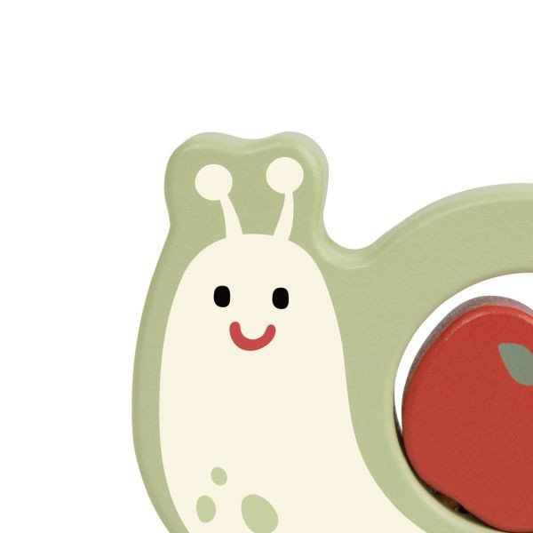 【每筆訂單限贈１個】蝸牛蘋果轉轉樂 Snail Grasping｜適合0個月以上 classic world,德國木玩具,德國,客來喜,德國客來喜,德國classicworld,classicworld,classicworld台灣代理,classicworld獨家代理,德國設計玩具,玩具,木玩,經典木玩,木製玩具,木質玩具,兒童玩具,寶寶玩具,益智,益智玩具,安全玩具,無甲醛,零甲醛,無毒,環保漆,手眼協調,視覺發展玩具,智能發展玩具,視覺專注,抓握力,邏輯力,專注力,拼圖,