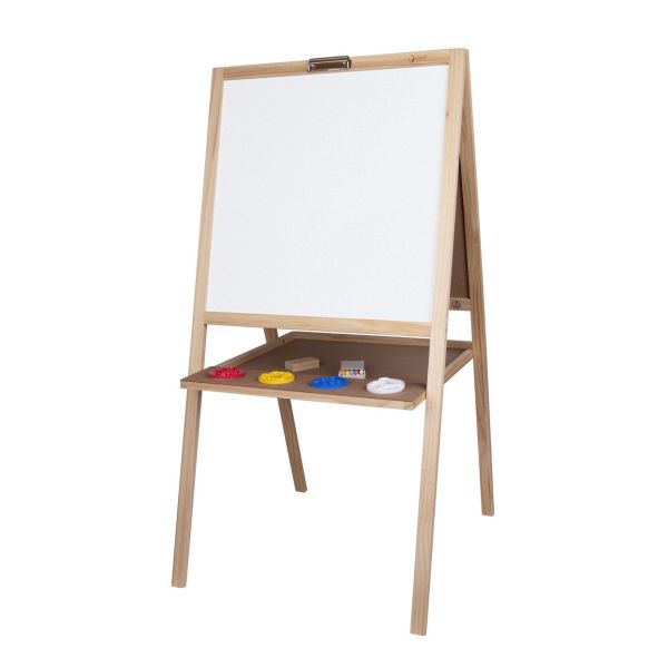 5合1百變畫架 5-in-1 Blackboard｜幼兒繪畫畫板．適合3歲以上【德國Classic World客來喜經典木玩】 classic world,德國木玩具,客來喜,德國客來喜,德國classicworld,classicworld,classicworld台灣代理,classicworld獨家代理,德國設計玩具,玩具,木玩,經典木玩,木製玩具,木質玩具,兒童玩具,寶寶玩具,益智,益智玩具,安全玩具,無甲醛,零甲醛,無毒,環保漆,手眼協調,視覺發展玩具,智能發展玩具,視覺專注,抓握力,感官認知,邏輯力,想像力,多