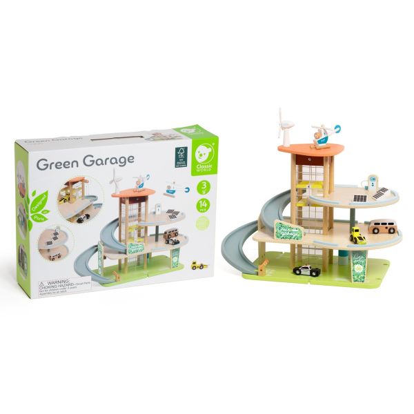 綠能立體停車塔 Green Garage｜附1直升機+3小汽車．送禮首選．適合3歲以上【德國Classic World客來喜經典木玩】 classic world,德國木玩具,德國,客來喜,德國客來喜,德國classicworld,classicworld,classicworld台灣代理,classicworld獨家代理,德國設計玩具,玩具,木玩,經典木玩,木製玩具,木質玩具,兒童玩具,寶寶玩具,益智,益智玩具,安全玩具,無甲醛,零甲醛,無毒,環保漆,手眼協調,視覺發展玩具,智能發展玩具,視覺專注,抓握力,感官認知,交通工具玩具