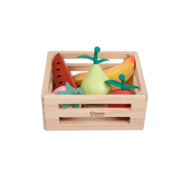 清新果香水果籃 Fruit Basket｜扮家家酒玩具．適合18個月以上【德國Classic World客來喜經典木玩】 classic world,德國木玩具,德國,客來喜,德國客來喜,德國classicworld,classicworld,classicworld台灣代理,classicworld獨家代理,德國設計玩具,玩具,木玩,經典木玩,木製玩具,木質玩具,兒童玩具,寶寶玩具,益智,益智玩具,安全玩具,無甲醛,零甲醛,無毒,環保漆,手眼協調,視覺發展玩具,智能發展玩具,視覺專注,抓握力,感官認知,角色扮演,牙