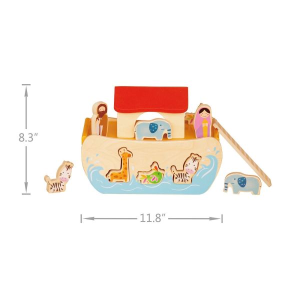 諾亞方舟 Noah's Ark ｜幼兒積木遊戲．適合18個月以上【德國Classic World客來喜經典木玩】 classic world,德國木玩具,德國,客來喜,德國客來喜,德國classicworld,classicworld,classicworld台灣代理,classicworld獨家代理,德國設計玩具,玩具,木玩,經典木玩,木製玩具,木質玩具,兒童玩具,寶寶玩具,益智,益智玩具,安全玩具,無甲醛,零甲醛,無毒,環保漆,手眼協調,視覺發展玩具,智能發展玩具,視覺專注力,辨識時間,手眼協調,邏輯思維