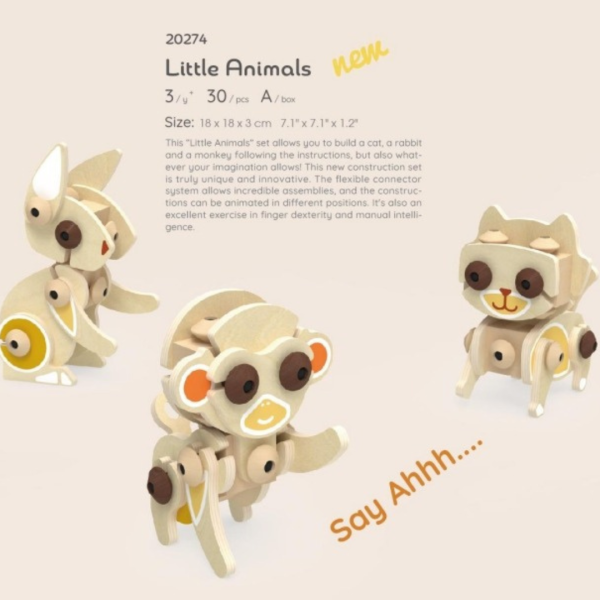 百變小動物 Flexi Animals｜3合1組裝DIY積木［全系列3款］．適合6歲以上【德國Classic world客來喜經典木玩】 classic world,德國木玩具,德國,客來喜,德國客來喜,德國classicworld,classicworld,classicworld台灣代理,classicworld獨家代理,德國設計玩具,玩具,木玩,經典木玩,木製玩具,木質玩具,兒童玩具,寶寶玩具,益智,益智玩具,安全玩具,無甲醛,零甲醛,無毒,環保漆,手眼協調,視覺發展玩具,智能發展玩具,視覺專注,抓握力,感官認知,交通工具玩具