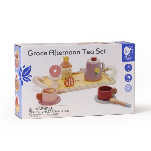 經典下午茶系列❤午後小時光 Grace Afternoon Tea Set｜廚房扮家家酒．適合3歲以上【德國Classic World客來喜經典木玩】 classic world,德國木玩具,客來喜,德國客來喜,德國classicworld,classicworld,classicworld台灣代理,classicworld獨家代理,德國設計玩具,玩具,木玩,經典木玩,木製玩具,木質玩具,兒童玩具,寶寶玩具,益智,益智玩具,安全玩具,無甲醛,零甲醛,無毒,環保漆,手眼協調,視覺發展玩具,智能發展玩具,空間認知,想像力,語言表達,角色扮演玩具,家家