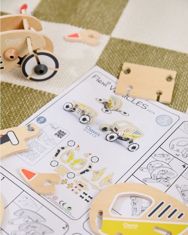 百變探險車 Flexi Space Vehicles｜3合1組裝DIY積木［全系列3款］．適合6歲以上【德國Classic world客來喜經典木玩】 classic world,德國木玩具,德國,客來喜,德國客來喜,德國classicworld,classicworld,classicworld台灣代理,classicworld獨家代理,德國設計玩具,玩具,木玩,經典木玩,木製玩具,木質玩具,兒童玩具,寶寶玩具,益智,益智玩具,安全玩具,無甲醛,零甲醛,無毒,環保漆,手眼協調,視覺發展玩具,智能發展玩具,視覺專注,抓握力,感官認知,交通工具玩具