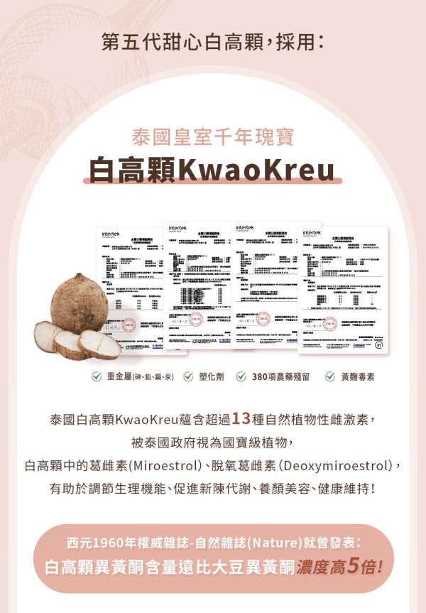 【現貨免運】極濃版甜心白高顆5.0 