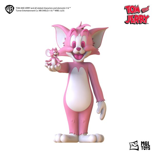 『預購』2024年第一季 MGL TOYS 華納WB 正版授權 100週年 湯姆貓與傑利鼠 Tom and Jerry 粉色特別款 