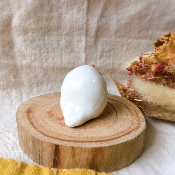 手作瓷偶 白文鳥 精油項鍊,香氛,陶藝,手作,王榕,手作耳環,客製化,寵物客製