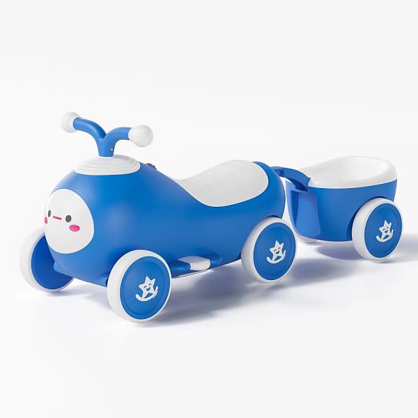 ★電商獨賣★毛毛蟲學步拖車 嚕嚕車 RT-628 黃色、粉紅色、藍色 