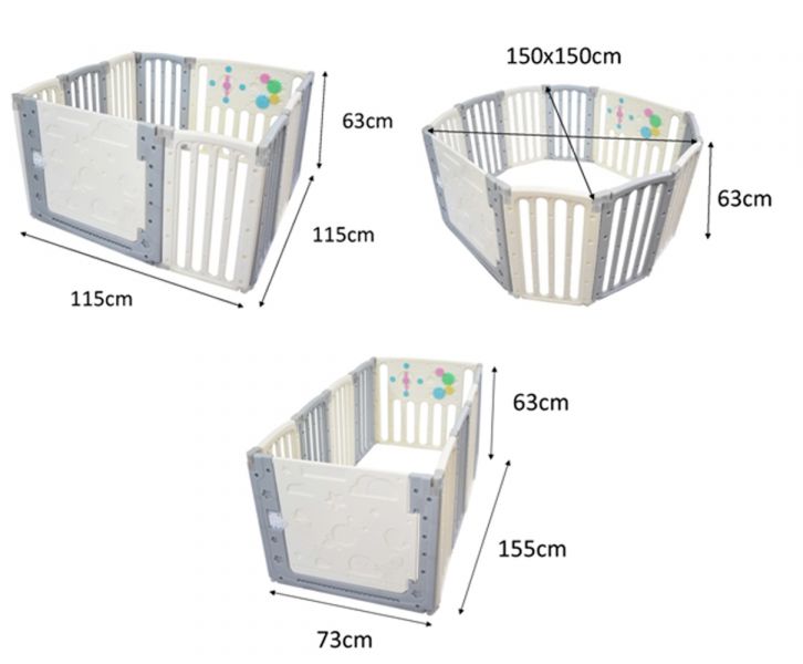 PY-14 YA-BEE FOLDABLE PLAYPEN YA-BEE FOLDABLE PLAYPEN