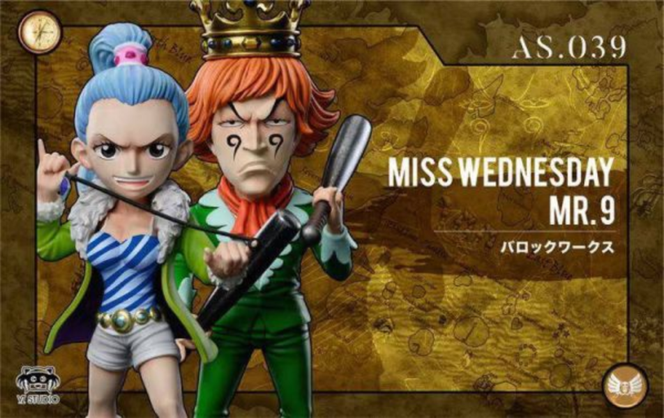 【補款】YZ 海賊王 阿拉巴斯坦篇 039 Mr.9&Miss.Wednesday薇薇（巴洛克工作室） 