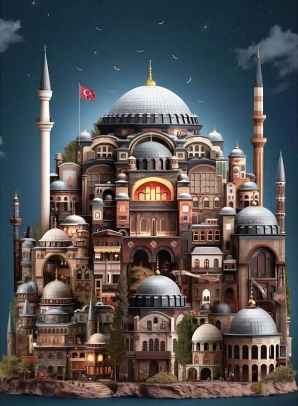 *預購200*土耳其品牌 Anatolian / 聖索菲亞大教堂 / 1000片 黑咖啡拼圖,拼圖,預購,聖索菲亞大教堂,土耳其,地標,建築,城市,世界,特色,藝術家,藝術,主題,1000片,Anatolian,土耳其品牌