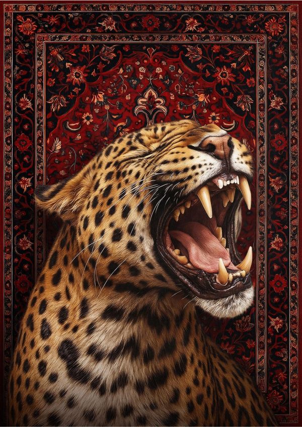 *預購253*土耳其品牌 Art Puzzle / 絲路的咆嘯 - WOWO系列 / 1000片 黑咖啡拼圖,拼圖,預購,絲路的咆嘯,絲路,咆嘯,豹,野性,文明,對比,華麗,力量,特色,藝術家,藝術,主題,1000片,ArtPuzzle,土耳其品牌