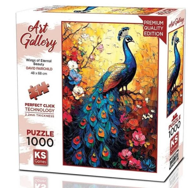 *預購244*土耳其品牌 KS Games / 永恆之美 / 1000片 黑咖啡拼圖,拼圖,預購,永恆之美,孔雀,花園,油畫,美麗,多彩,特色,藝術家,藝術,主題,1000片,KS Gamesi,土耳其品牌多彩