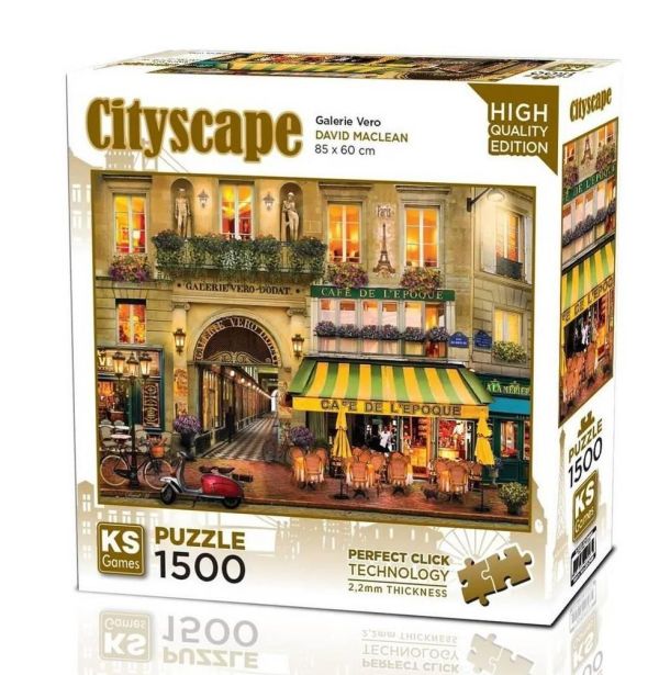 *預購244*土耳其品牌 KS Games / 維羅畫廊 / 1500片 黑咖啡拼圖,拼圖,預購,維羅畫廊,畫廊,巴黎,咖啡廳,城市,旅行,街景,浪漫,美麗,特色,藝術家,藝術,主題,1500片,KS Gamesi,土耳其品牌
